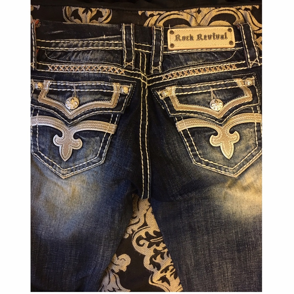 Rock Revival Dark Skinny Jeans