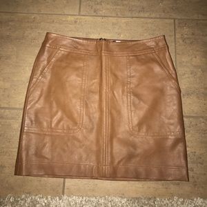 Faux Leather Kenzie Skirt
