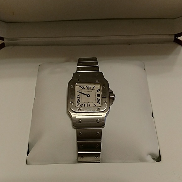 πHPπ Cartier | Steel Curved Santos de Cartier - Picture 2 of 6