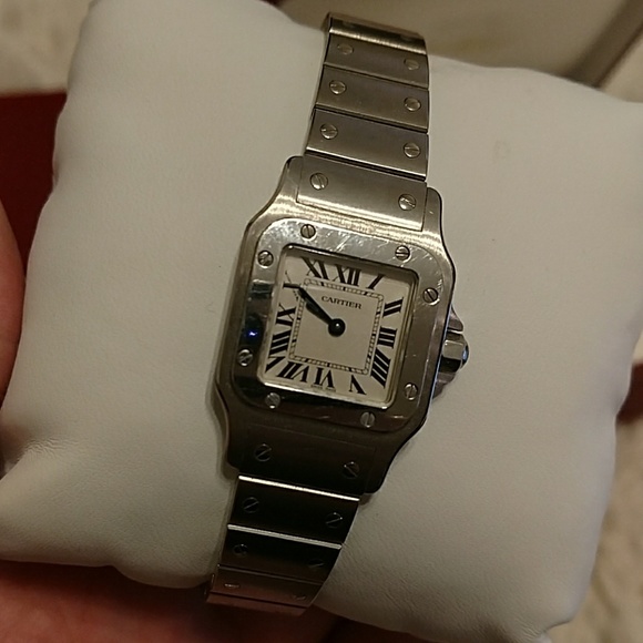 πHPπ Cartier | Steel Curved Santos de Cartier - Picture 4 of 6