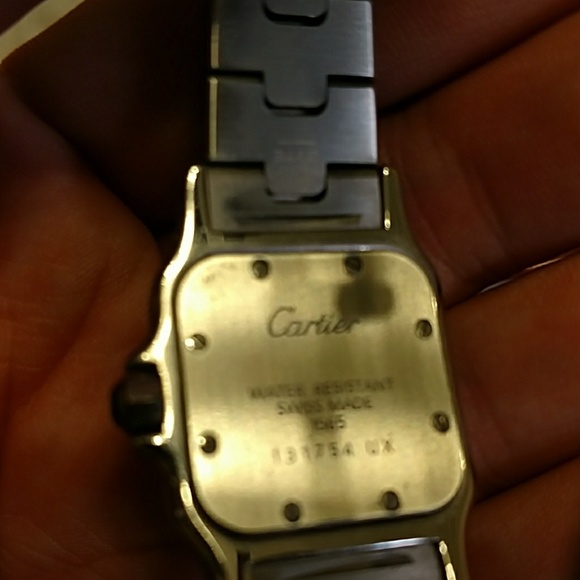 πHPπ Cartier | Steel Curved Santos de Cartier - Picture 5 of 6