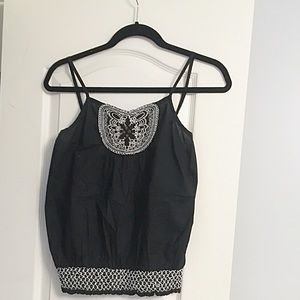 Black summer blouse