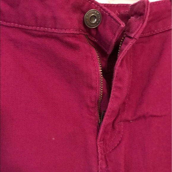 Deep Magenta Skinny Jeans - Picture 2 of 4