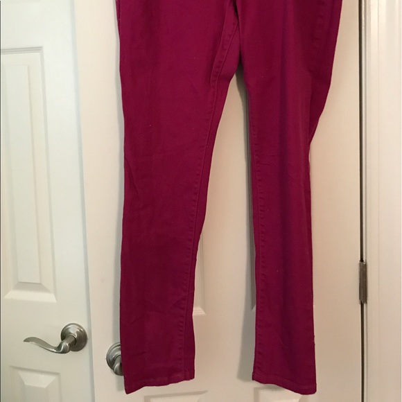 Deep Magenta Skinny Jeans - Picture 4 of 4