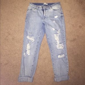 Ripper boyfriend jeans