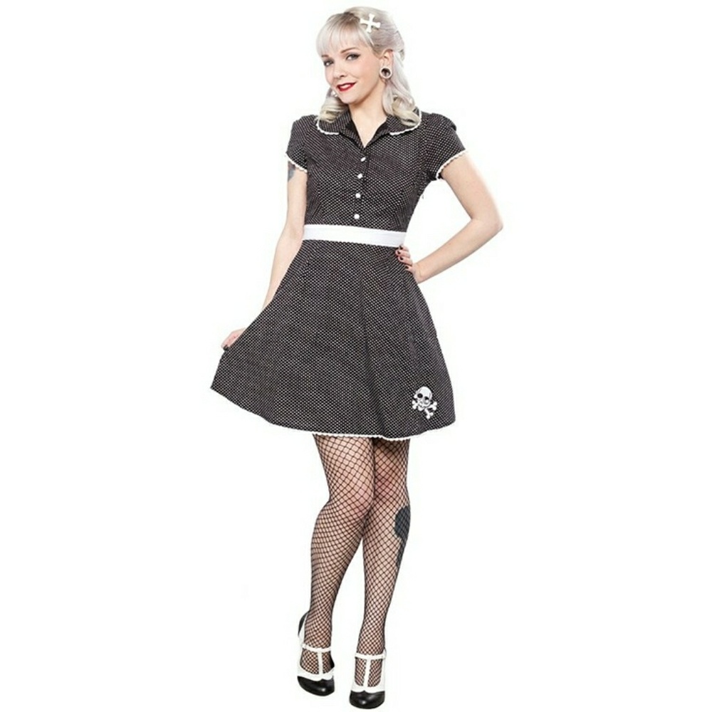 **SOLD** Sourpuss Polka Dot dress