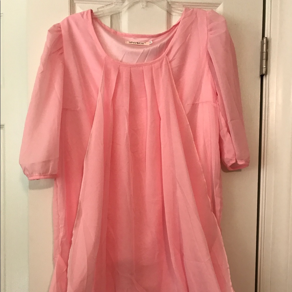 Light Pink Flowy Dress