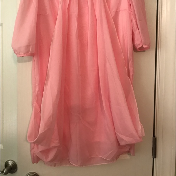 Light Pink Flowy Dress - Picture 4 of 4
