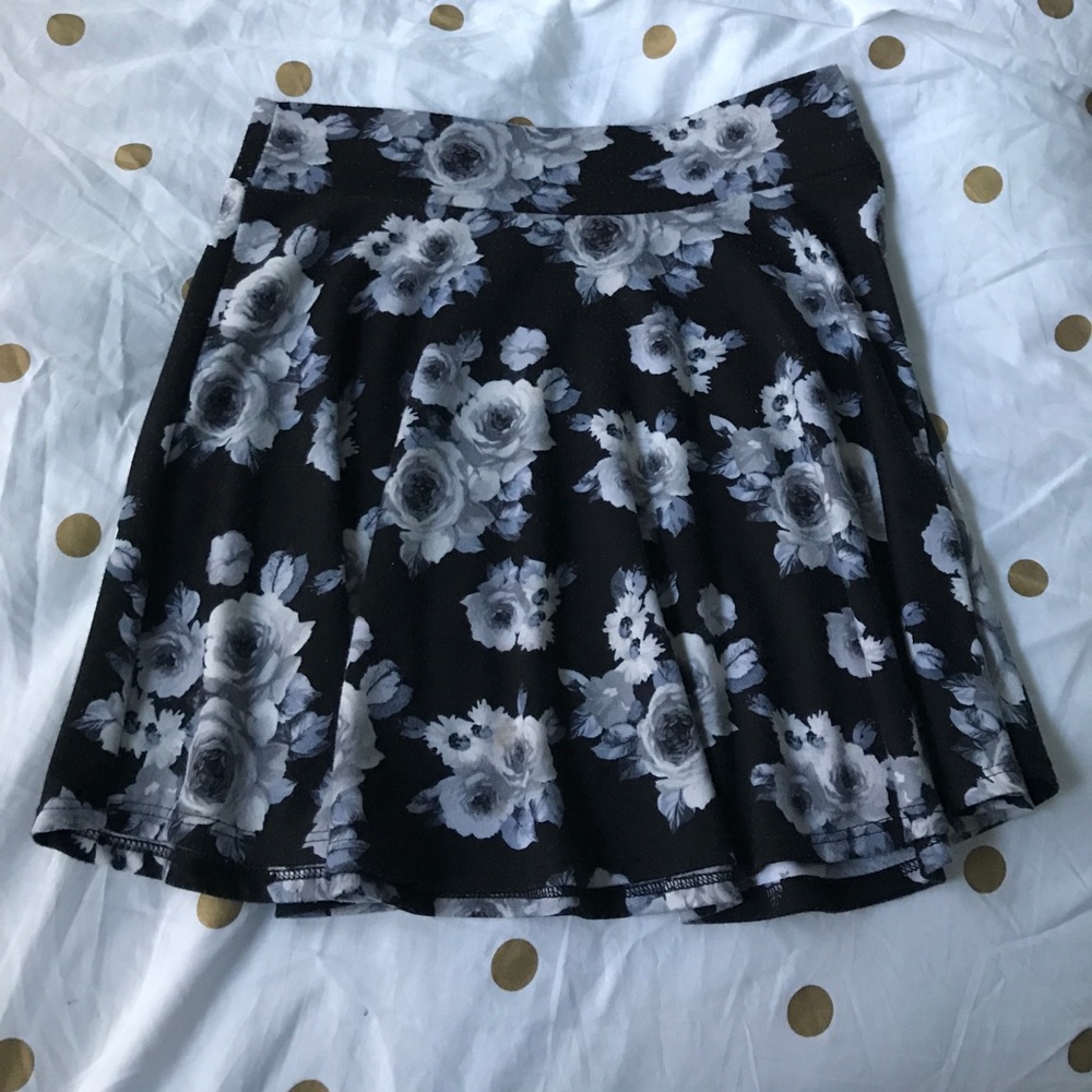 Floral skater skirt