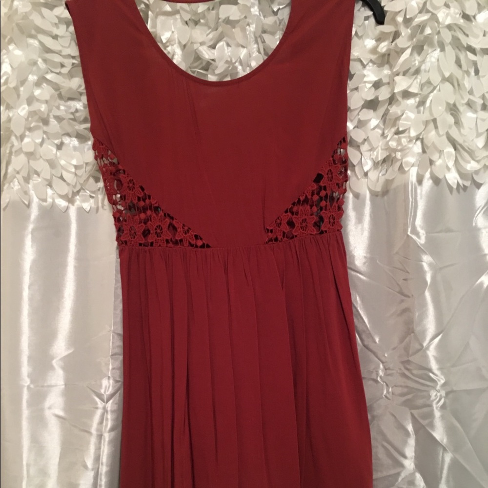 Rust colored dress from Forever 21