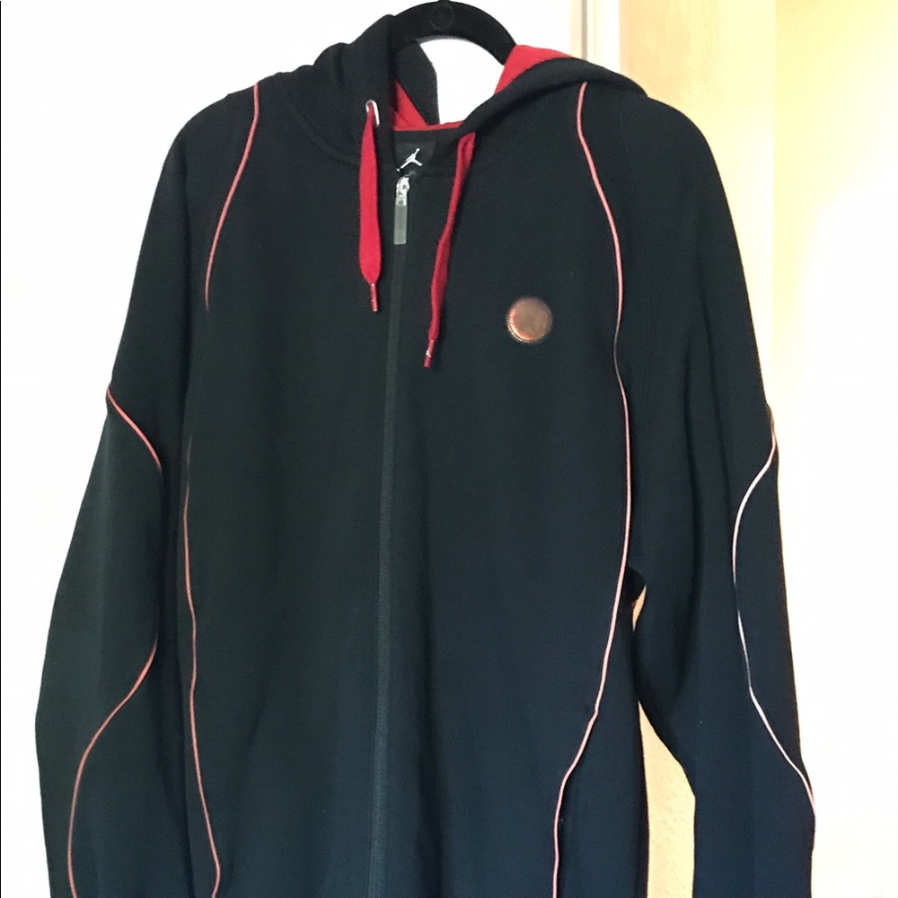 Jordan zip up hooded sweatshirt