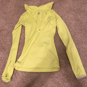 Nike pro half zip long sleeve top