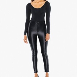 American Apparel black disco pant