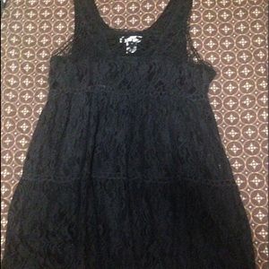 Black Lace Tunic