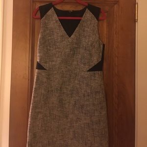 Jcrew tweed and eyelet suiting dress