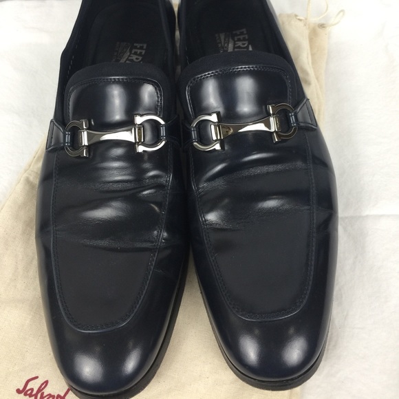 Men's Salvatore Ferragamo Doti Patent Loafer - Picture 4 of 8