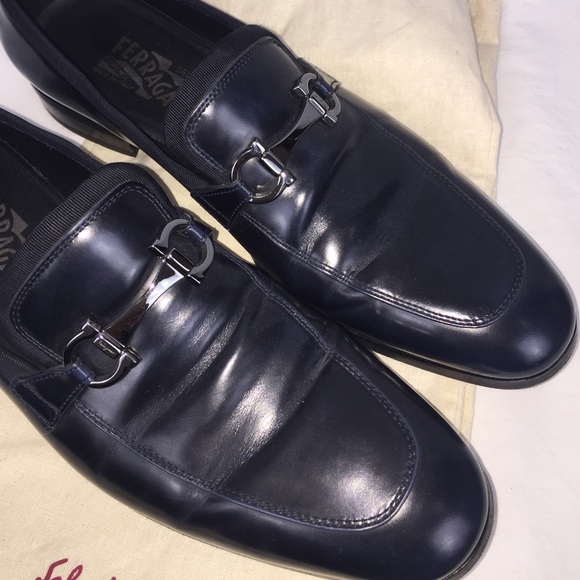 Men's Salvatore Ferragamo Doti Patent Loafer - Picture 5 of 8