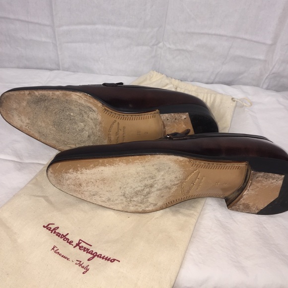 Men's Salvatore Ferragamo Doti Patent Loafer - Picture 6 of 8