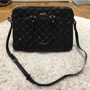 NEW Kate Spade Quilted Leather Laptop Bag