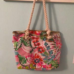 Lilly Pulitzer shoulder tote