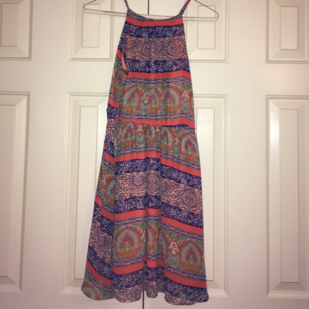 Pink Owl printed dress
