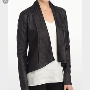 NYJD coated french terry cardigan size medium