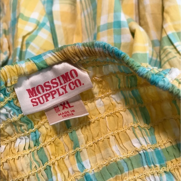 Yellow and Teal Tube Top - Picture 3 of 3