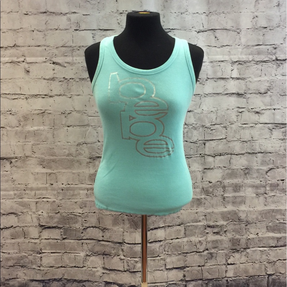 Bebe Teal Tank Top