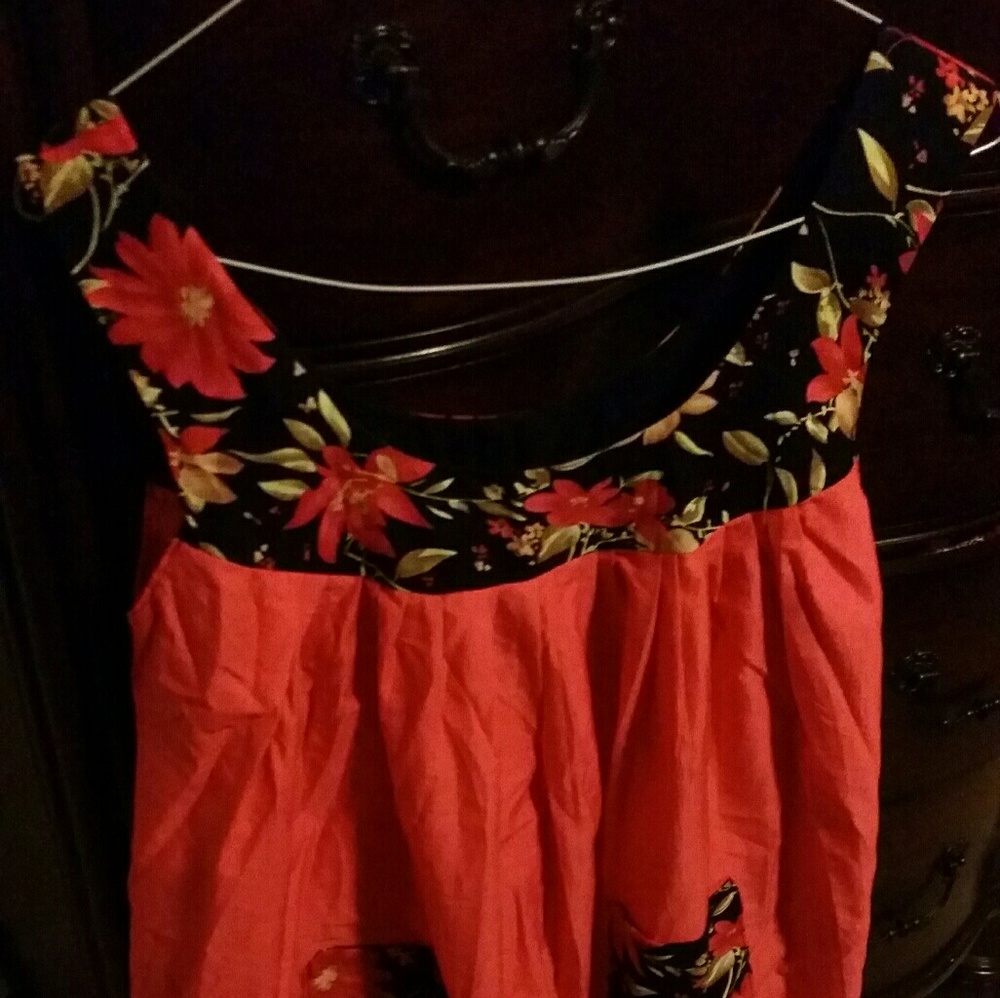 African print short dress