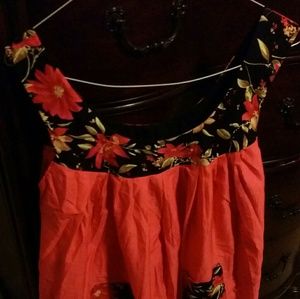 African print short dress