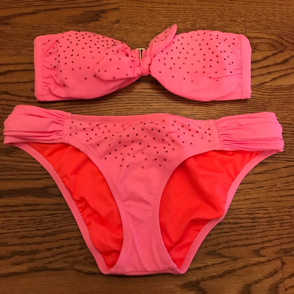 Victoria's Secret Pink Rhinestone Bikini