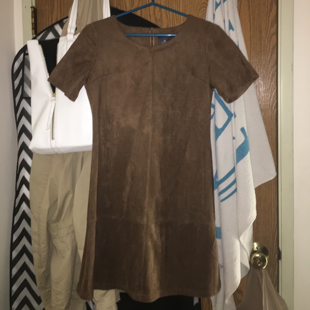 Beautiful Faux Suede Dress !