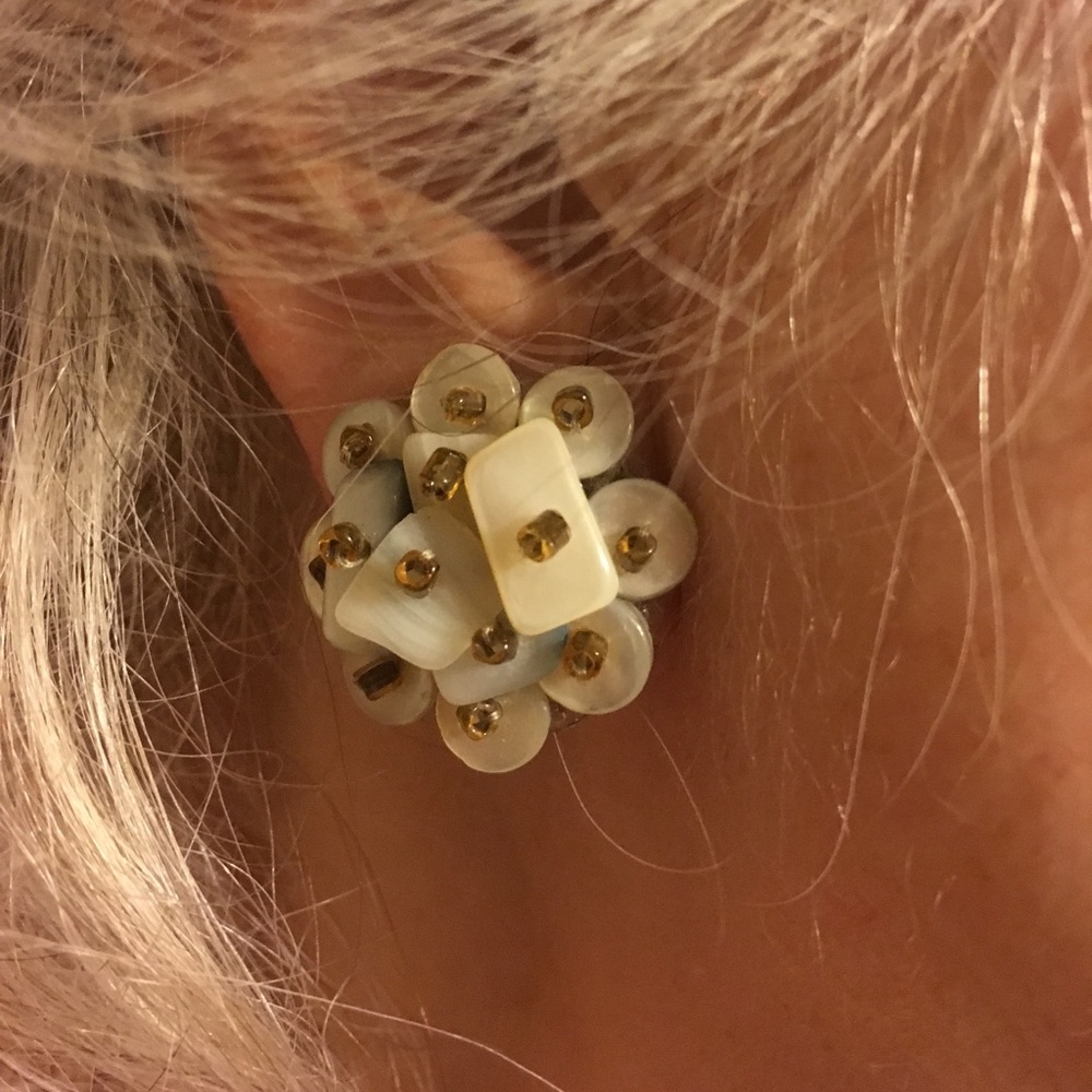 Vintage clip on earrings