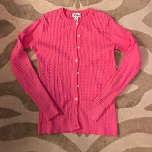 Lilly Pulitzer Pink Cable Knit Sweater Set