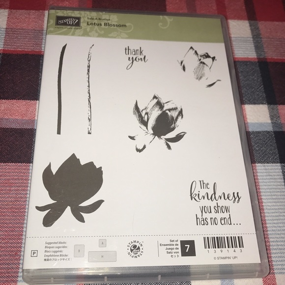 Stampin' Up! Other - Brand New! "Stampin' Up!" Lotus Blossom Set!