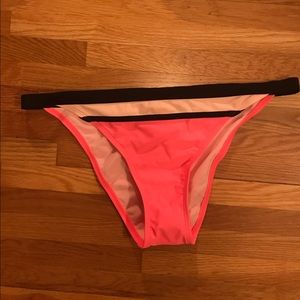 NWT Pink and Black Swimsuit Bottoms