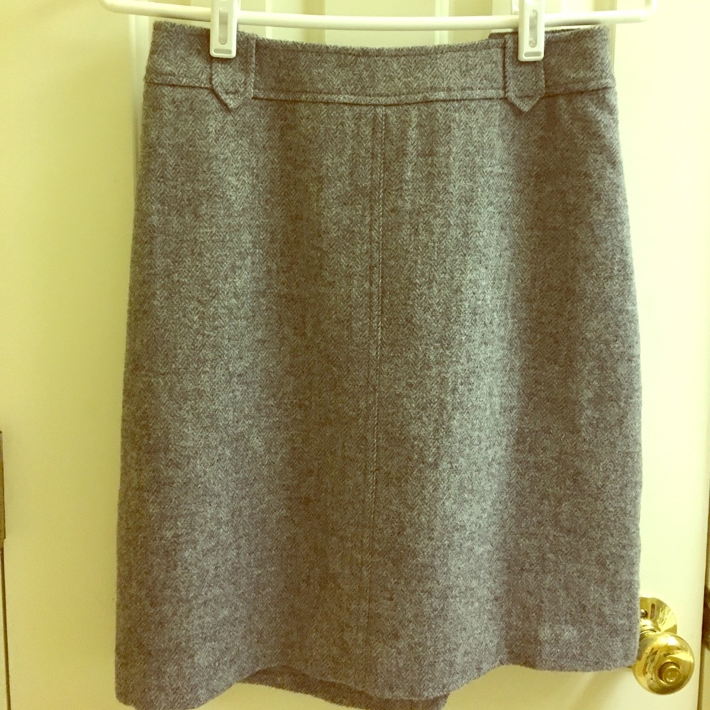 NWT Talbots grey pencil skirt