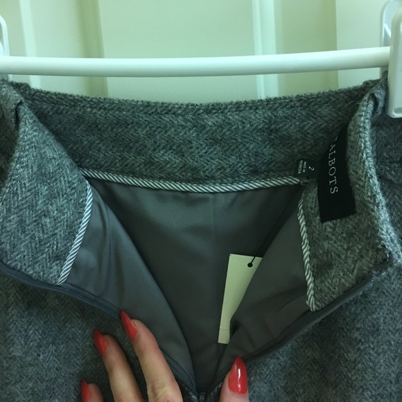 NWT Talbots grey pencil skirt - Picture 5 of 8