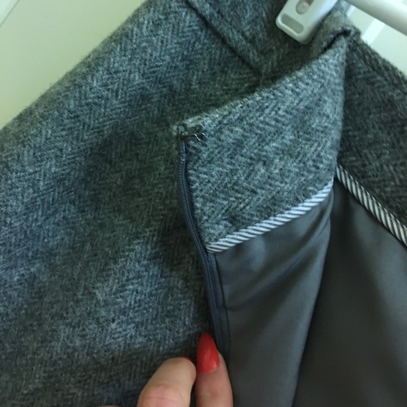 NWT Talbots grey pencil skirt - Picture 6 of 8