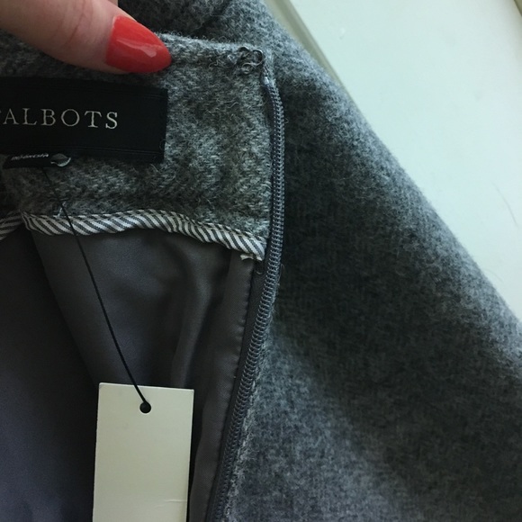NWT Talbots grey pencil skirt - Picture 7 of 8