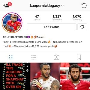instagram account