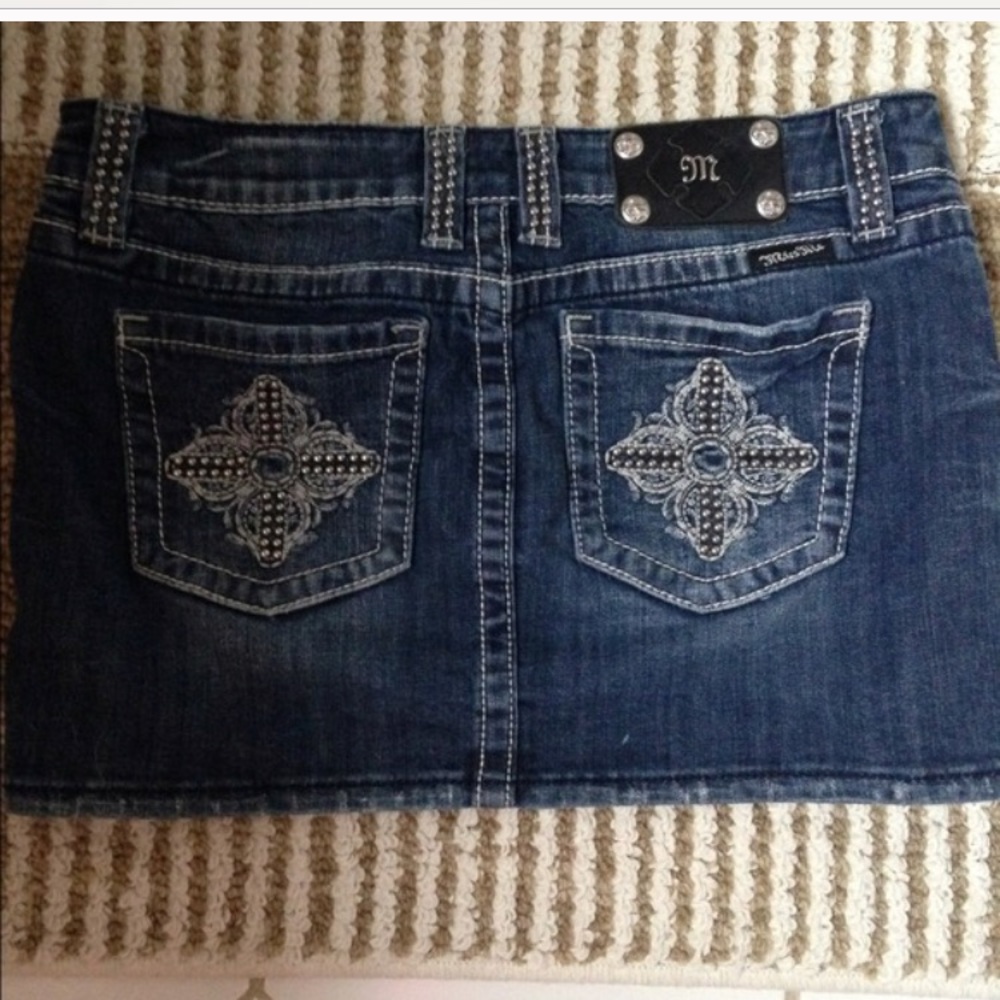 Miss me denim skirt