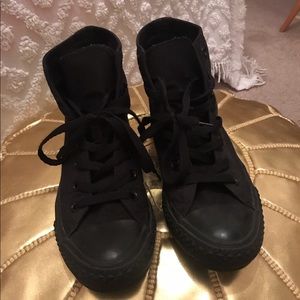 Black Converse High tops