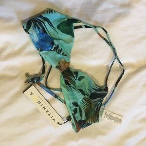 New! Vitamin A Gemma Bralette Atlantis 8/med