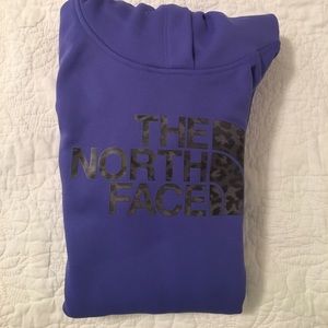 Purple north face hoodie