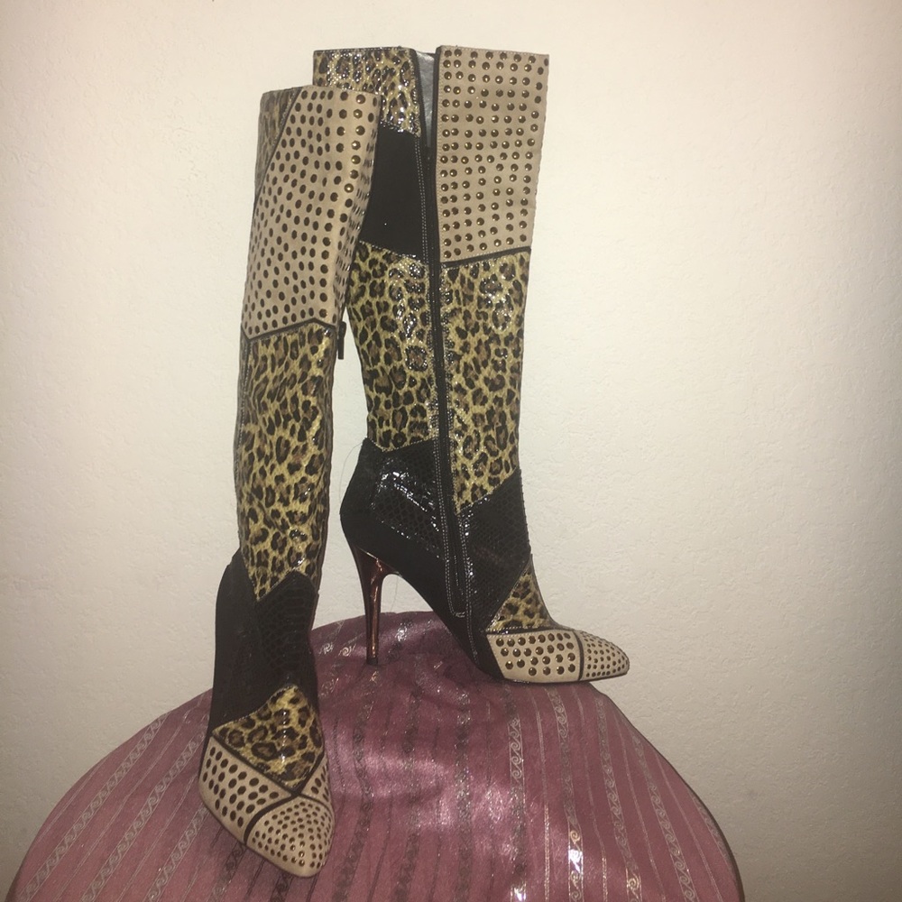 Cheetah Boots
