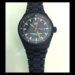 Orfina Porsche Black Military Chronograph Watch