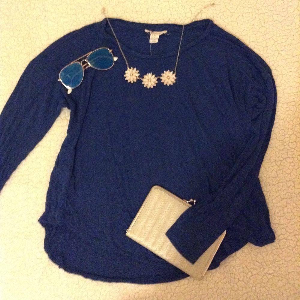 Blue cotton shirt Forever 21