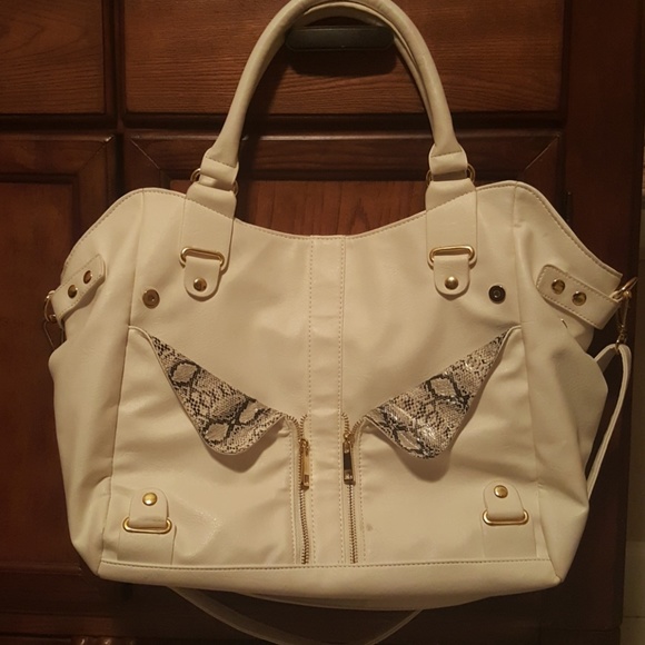 JustFab Handbags - Cute White Bag for Summer