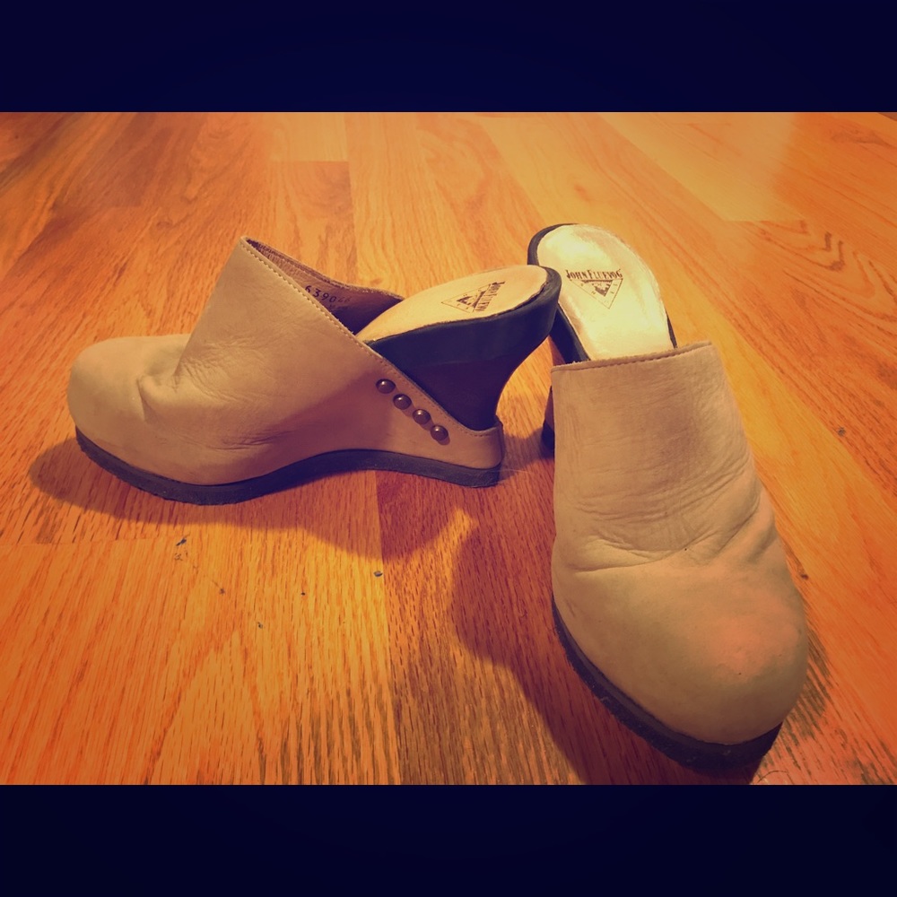 John Fluevog "Hi-Wedge Dusk" Clog